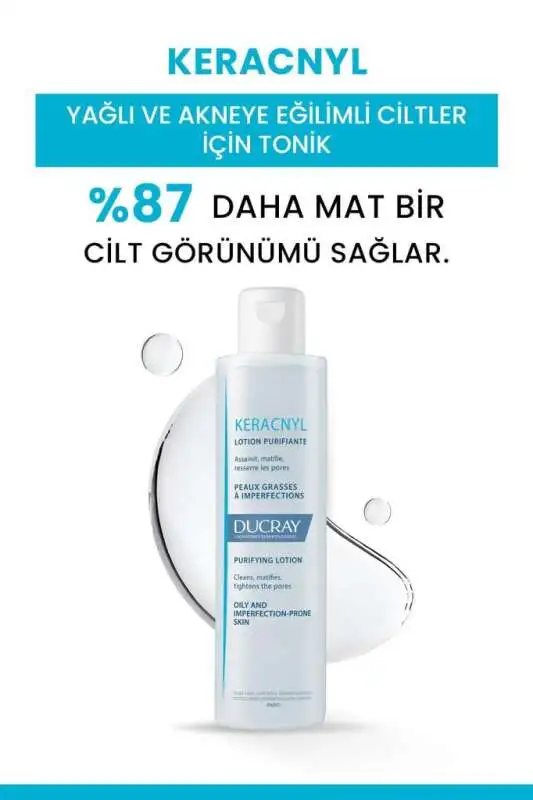 Ducray Keracnyl Lotion 200 ml | Akneli Ciltler İçin Sivilce Karşıtı Tonik - 2