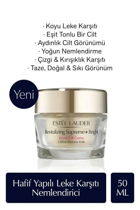 Estée Lauder Revitalizing Supreme Parlak Cilt Kremi 50 ml - Parlak ve Genç Görünümlü Cilt İçin Nemlendirici Bakım - 1