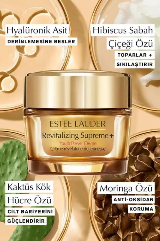 Estée Lauder Revitalizing Supreme Youth Power Soft Nemlendirici Krem 50 ml - Gençlik Dolu ve Yumuşak Cilt İçin Yoğun Nemlendirici Bakım - 3