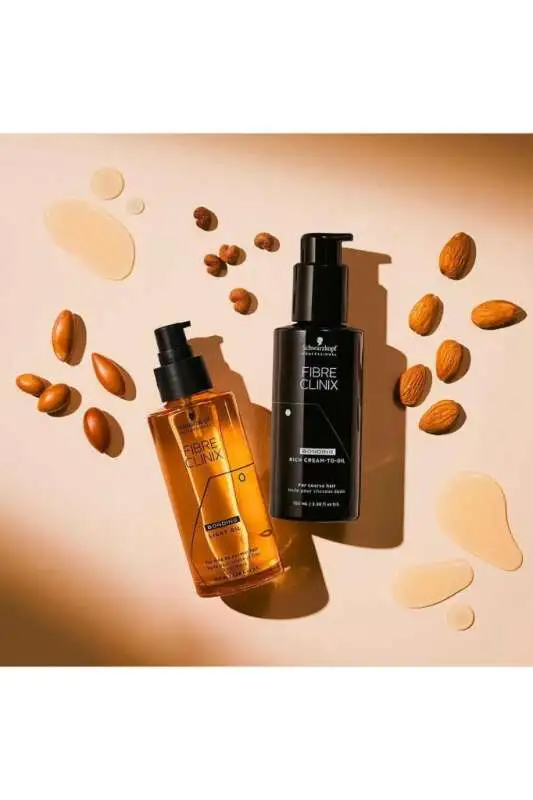 Schwarzkopf Fibre Clinix Bonding Rich Cream-to-Oil 100ml | Onarıcı ve Besleyici Yağlı Krem - 2