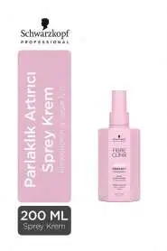Schwarzkopf Fibre Clinix Vibrancy Parlaklık Artırıcı Sprey Krem 200ml | Parlaklık ve Canlılık Veren Saç Spreyi - 