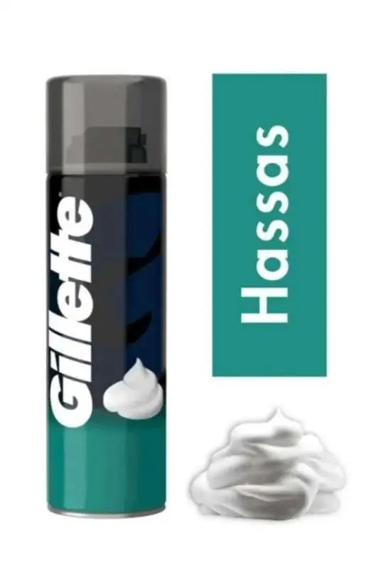 Gillette Tıraş Köpüğü 200ml | Hassas Ciltler İçin - 1