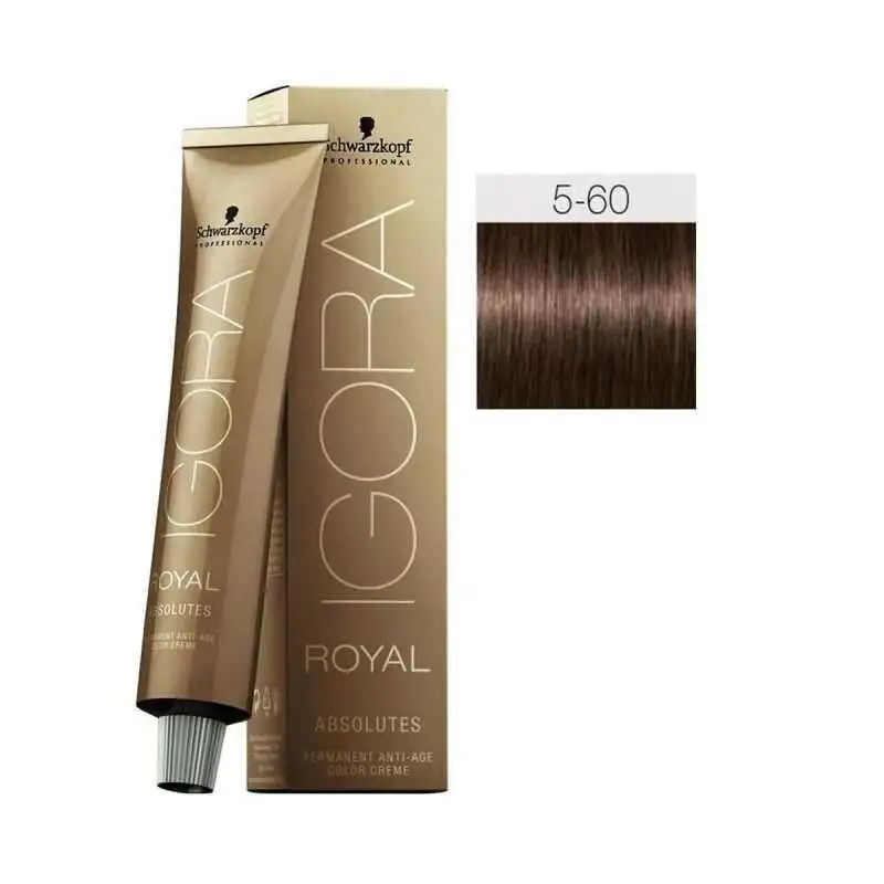 Igora Royal Absolutes 5-60 Saç Boyası 60 ml Açık kahve Çikolata Doğal - 1