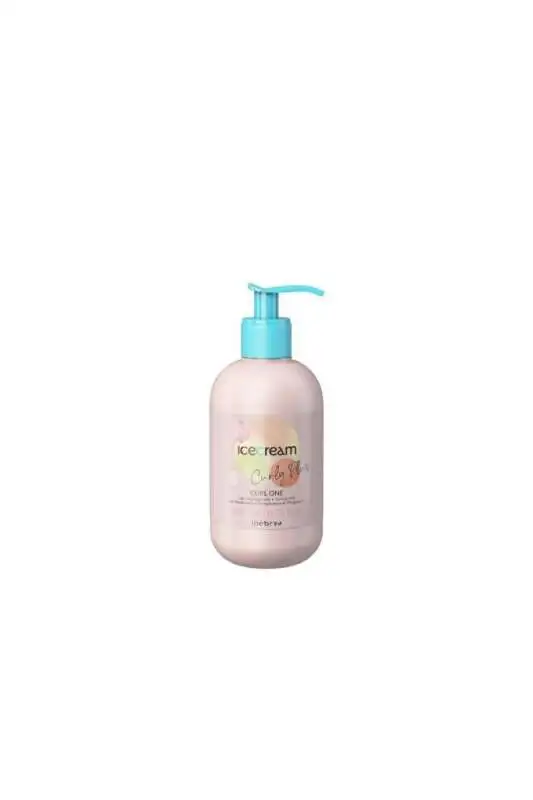 Inebrya Ice Cream Curly Plus Latte Disciplinante 200 ml | Bukle Belirginleştirici ve Düzene Sokucu Süt - 1