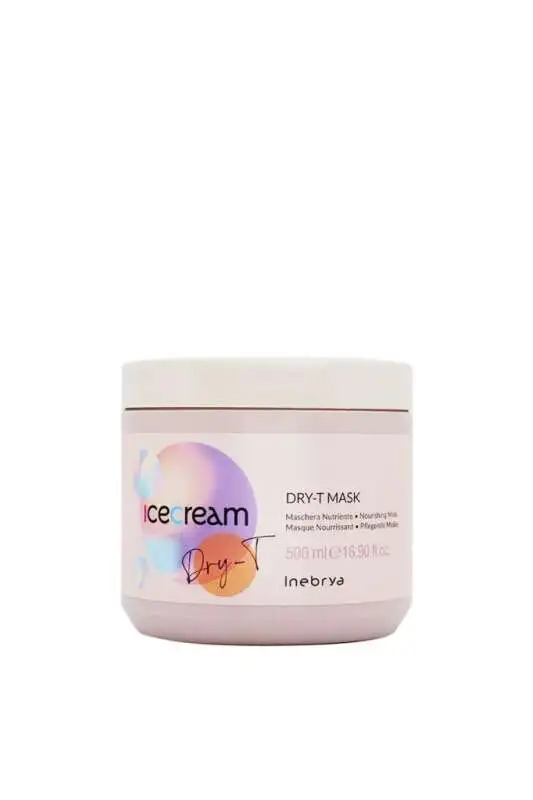 Inebrya Ice Cream Dry-T Nourishing Mask 500 ml | Kuru Saçlar İçin Besleyici Maskesi - 1