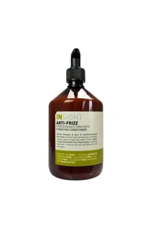 Insight Anti-Frizz Nemlendirici Saç Kremi 400 ml | Elektriklenen Saçlar İçin Yoğun Nemlendirme ve Yumuşatma - 1