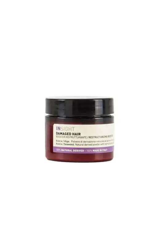Insight Damaged Hair Restructurizing Booster Turbo Saç Onarıcı Toz 35 ml | Kırılgan ve Hasarlı Saçlar İçin Hızlı Onarım - 1