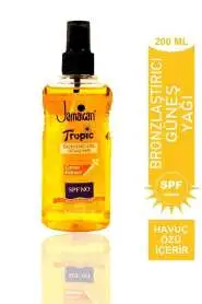 Jamaican Tropic Güneş Yağı 200ml | Havuç Özlü SPF Koruma - 2