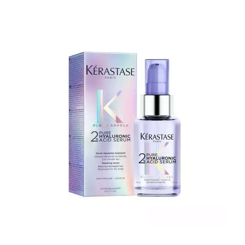 Kerastase Blond Absolu %2 Saf Hyaluronik Asit Serum 50ml | İşlem Görmüş & Röfleli Saçlar İçin Onarıcı & Nemlendirici Bakım - 1