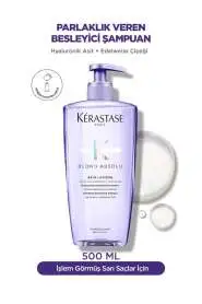 Kerastase Blond Absolu Bain Lumiere İşlem Görmüş Sarı Röfleli Saçlar İçin Nemlendirici Parlaklık Şampuanı 500 ml - Kerastase