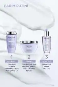 Kerastase Blond Absolu Bain Ultra-Violet Boyalı Gri Ve Sarı Saçlar İçin Mor Şampuan 250 ml - 6