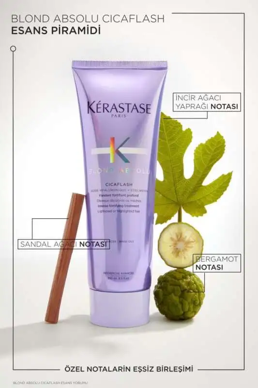 Kerastase Blond Absolu Sarı Saçlar İçin Parlaklık ve Renk Koruma Kremi 150ml | Durulanan Yoğun Bakım & Sarı Ton Önleyici - 6