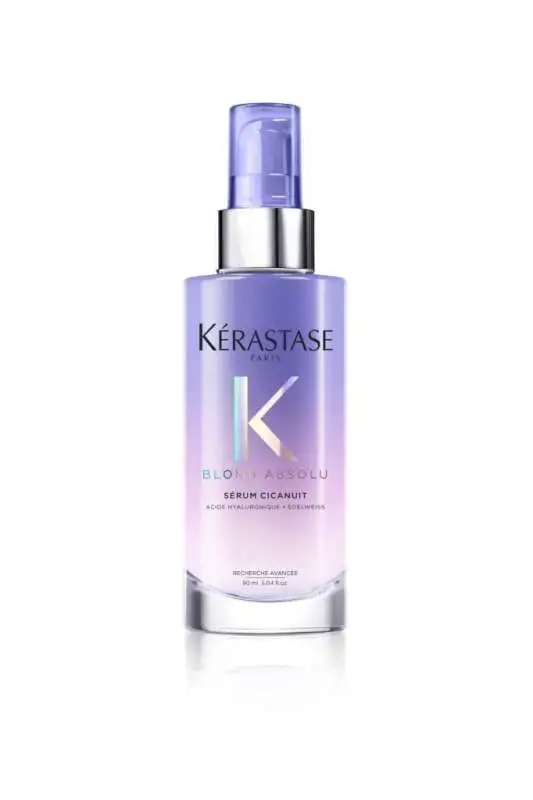 Kerastase Blond Absolu Cicanuit Sarı Ton Önleyici Serum 90ml | Açık ve Platin Saçlar İçin Yoğun Bakım - 1