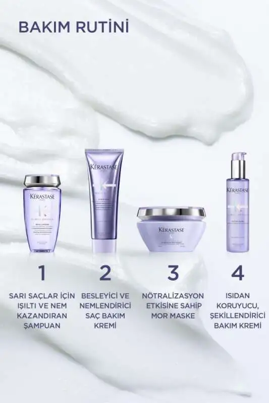 Kerastase Blond Absolu Cicaplasme Sarı Saçlar İçin Isı Koruyucu Serum 150ml | Isıya Karşı Bakım & Sarı Ton Önleyici - 7