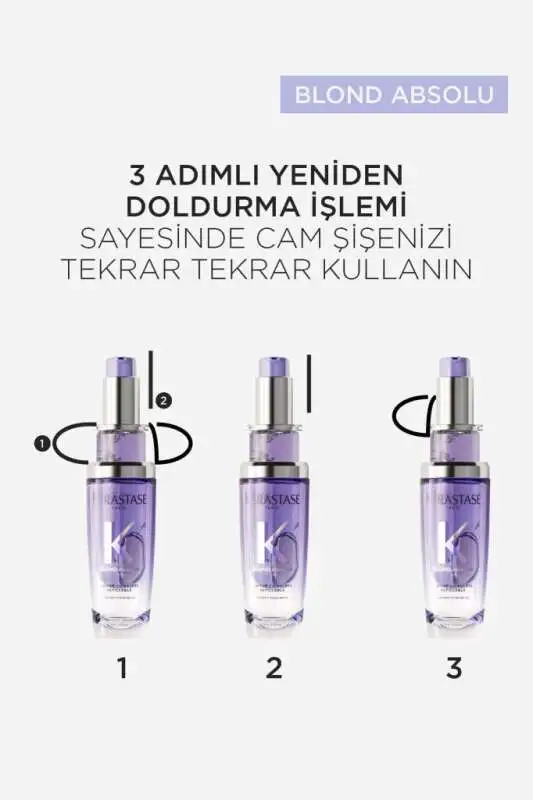 Kerastase Blond Absolu Huile Cicaextreme Parlaklık Veren Yedek Şişe Saç Bakım Yağı 75 ml - 7