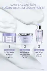 Kerastase Blond Absolu Masque Cicaextreme Sarı Saçlar İçin İşlem Sonrası Onarıcı Maske 200ml | Yoğun Bakım & Parlaklık - 5