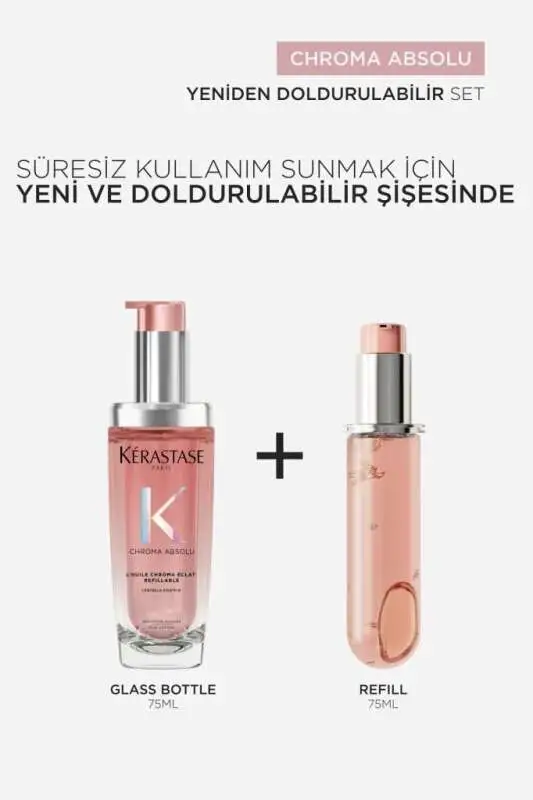 Kerastase Chroma Absolu Lhuile Chroma Eclat Boyalı Saçlar Için Yedek Şişe Bakım Yağı 75 ml - 4