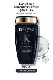 Kerastase Chronologiste Bain Regenerant 250ml | Saç ve Baş Derisini Canlandıran Lüks Bakım Şampuanı - Kerastase