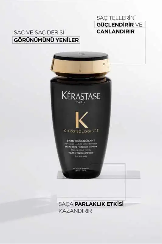 Kerastase Chronologiste Bain Regenerant 250ml | Saç ve Baş Derisini Canlandıran Lüks Bakım Şampuanı - 2