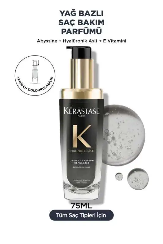 Kerastase Chronologiste Lhuile De Parfum Canlandırıcı Saç Bakım Yağı 75 ml - 1