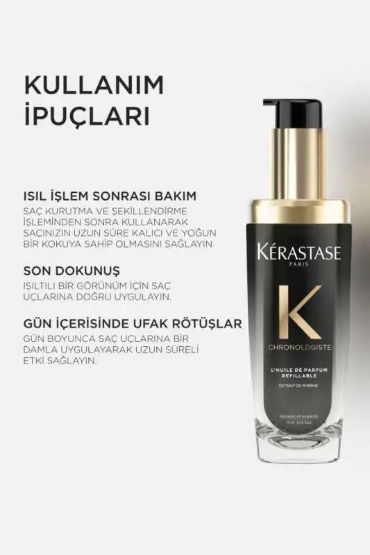 Kerastase Chronologiste Lhuile De Parfum Canlandırıcı Saç Bakım Yağı 75 ml - 3