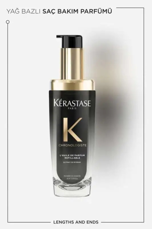 Kérastase Chronologiste Parfümlü Besleyici Onarıcı Lüks Saç Bakım Yağı 75 ml - 2