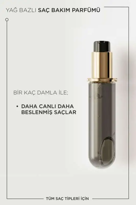 Kérastase Chronologiste LHuile de Parfum Parfümlü, Canlandırıcı ve Yeniden Doldurulabilir Lüks Saç Bakım Yağı Yedek Şişe 75 ml - 4