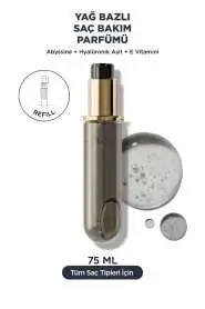 Kérastase Chronologiste LHuile de Parfum Parfümlü, Canlandırıcı ve Yeniden Doldurulabilir Lüks Saç Bakım Yağı Yedek Şişe 75 ml - Kerastase