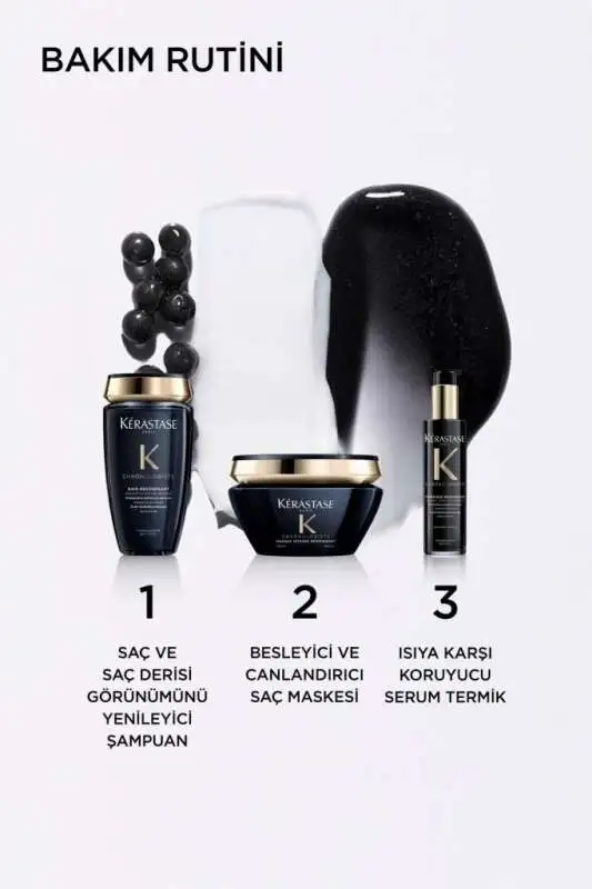 Kerastase Chronologiste Thermique Regenerant Isı Koruyucu ve Yenileyici Bakım Kremi 150ml | Yıpranmış Saçlar İçin Durulanmayan Termal Koruma - 5