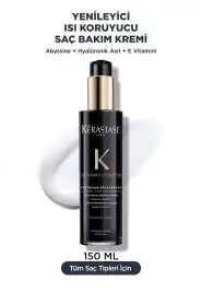 Kerastase Chronologiste Thermique Regenerant Isı Koruyucu ve Yenileyici Bakım Kremi 150ml | Yıpranmış Saçlar İçin Durulanmayan Termal Koruma - Kerastase
