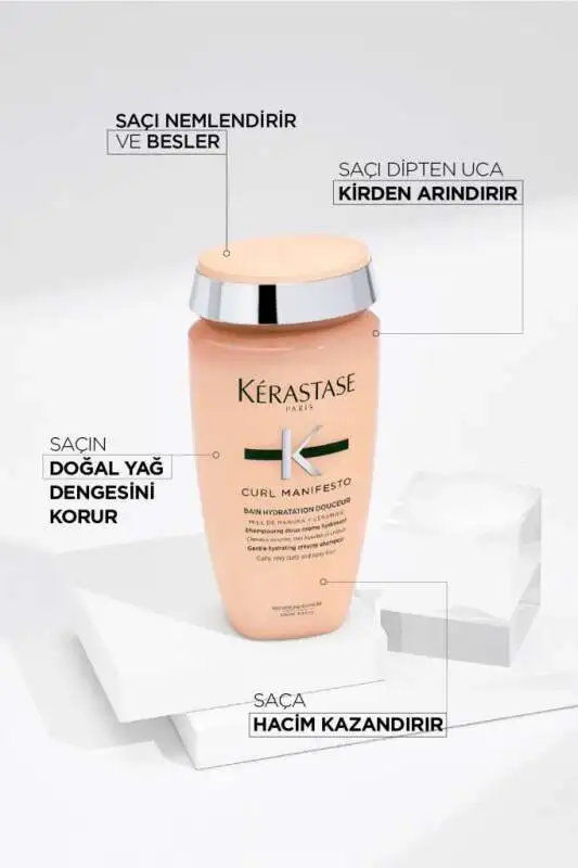 Kerastase Curl Manifesto Bukle Belirginleştirici ve Nemlendirici Şampuan 250ml | Kıvırcık ve Dalgalı Saçlar İçin Yoğun Bakım - 8