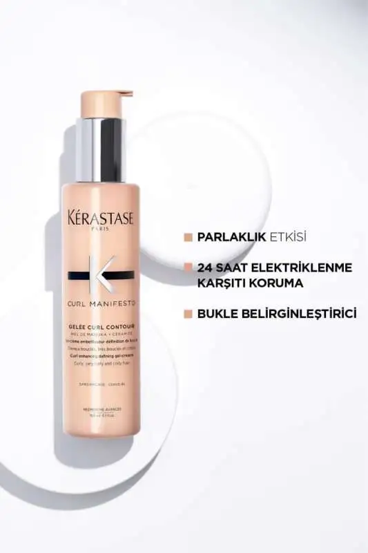 Kerastase Curl Manifesto Gelée Curl Contour 150 ml | Kıvırcık Saçlar İçin Bukle Belirginleştirici ve Nemlendirici Jel Krem? - 2