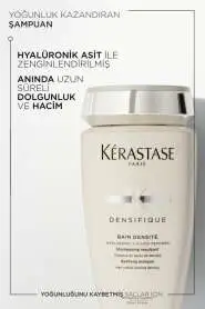 Kerastase Densifique Bain Densite Yoğunluk ve Hacim Kazandıran Şampuan 250 ml – İnce Telli Saçlar İçin - 4