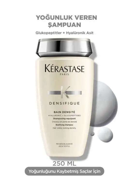 Kerastase Densifique Bain Densite Yoğunluk ve Hacim Kazandıran Şampuan 250 ml – İnce Telli Saçlar İçin - 1