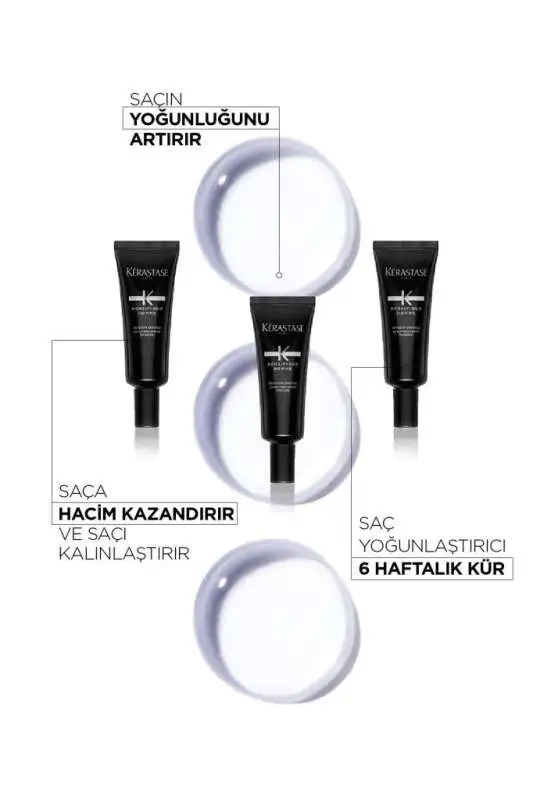 Kerastase Densifique Homme Erkekler İçin Dökülme Karşıtı ve Yoğunlaştırıcı Serum 30x6ml | Saç Köklerini Güçlendiren Bakım - 2