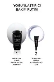 Kerastase Densifique Homme Erkekler İçin Dökülme Karşıtı ve Yoğunlaştırıcı Serum 30x6ml | Saç Köklerini Güçlendiren Bakım - 3