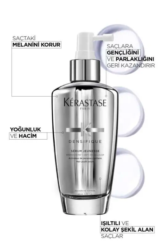 Kerastase Densifique Serum Jeunesse İnce ve Seyrek Saçlar İçin Yoğunluk Artırıcı Serum 100ml | Saç Kalınlaştırma & Hacim Kazanımı - 2