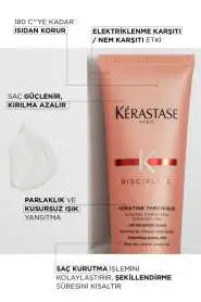 Kerastase Discipline Keratine Thermique - Asi ve Kabarık Saçlar İçin Durulanmayan Isı Koruyucu Saç Bakım Sütü 150ml - 2
