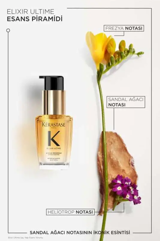 Kérastase Elixir Ultime L Huile Originale - Tüm Saç Tipleri İçin Çok Yönlü Bakım, Parlaklık ve Nem Sağlayan Mini Seyahat Boyutu Saç Yağı 30ml - 6