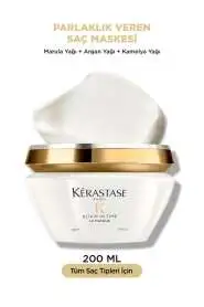 Kérastase Elixir Ultime Le Masque Parlaklık, Nem ve Yıpranmış Saçlar İçin Onarıcı Bakım Maskesi 200 ml - 1