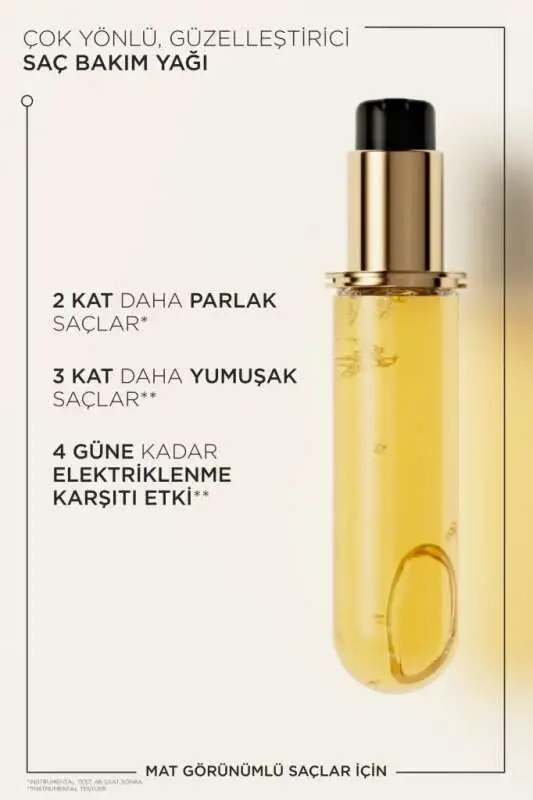 Kérastase Elixir Ultime L Huile Originale Yeniden Doldurmalı Çok Yönlü Parlaklık ve Besleyici Saç Bakım Yağı 75 ml - 3