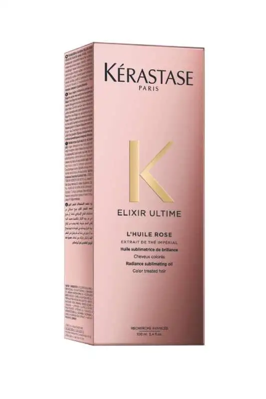 Kerastase Elixir Ultime L Huile Rose Boyalı Saçlara Özel Saça Parlıklık Veren Ve Renk Koruyan Saç Bakım Yağı 100 ml - 2