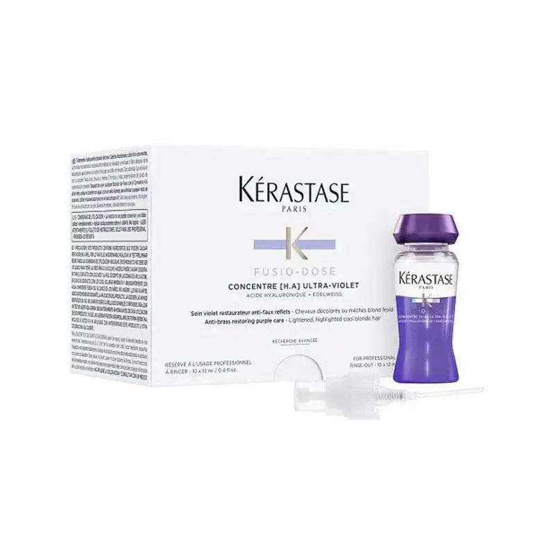 Kerastase Fusio Dose Concentre Ultra Violet Boyalı ve Röfleli Saçlar İçin Turunculuk Önleyici Kür 12ml - 1