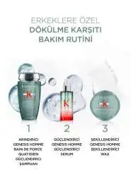 Kerastase Genesis Homme Erkekler İçin Hacim ve Doku Veren Saç Mumu 75ml | Kalınlaştırıcı & Texturizing Wax - 6