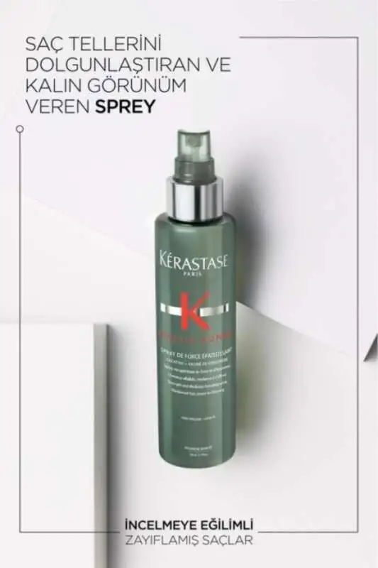 Kerastase Genesis Homme Erkekler İçin Güçlendirici & Kalınlaştırıcı Saç Bakım Spreyi 150ml | Besleyici Formül - 6