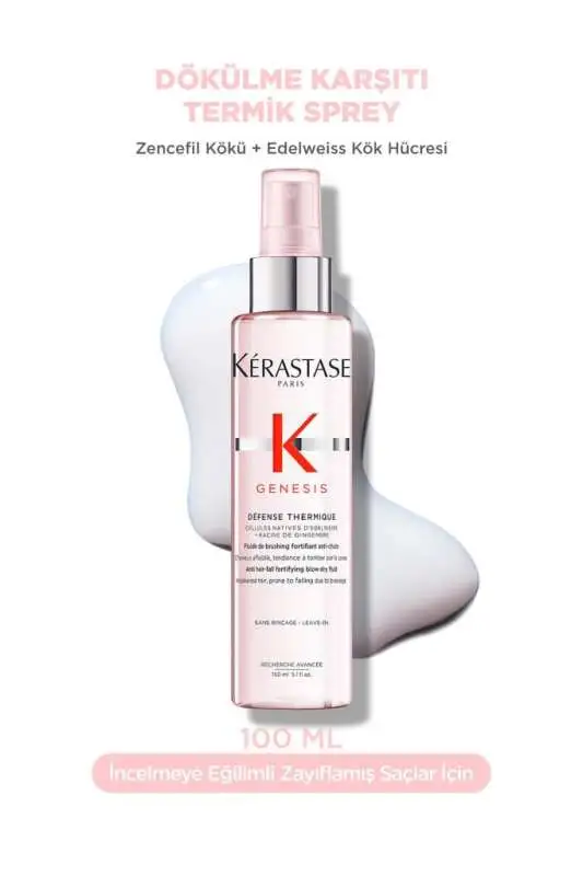 Kerastase Genesis Defense Thermique Dökülme Karşıtı & Isı Koruyucu Saç Spreyi 150ml | Saç Köklerini Güçlendiren Bakım - 1