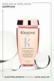 Kerastase Gloss Absolu Elektriklenme Kontrolü & Işıltılı Saçlar İçin Parlaklık Veren Şampuan 250ml - 2