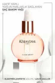 Kerastase Gloss Absolu Glaze Drops 45 ml- Elektriklenmeye Eğilimli Saçlar için Parlaklık ve Bakım Saç Yağı - 2