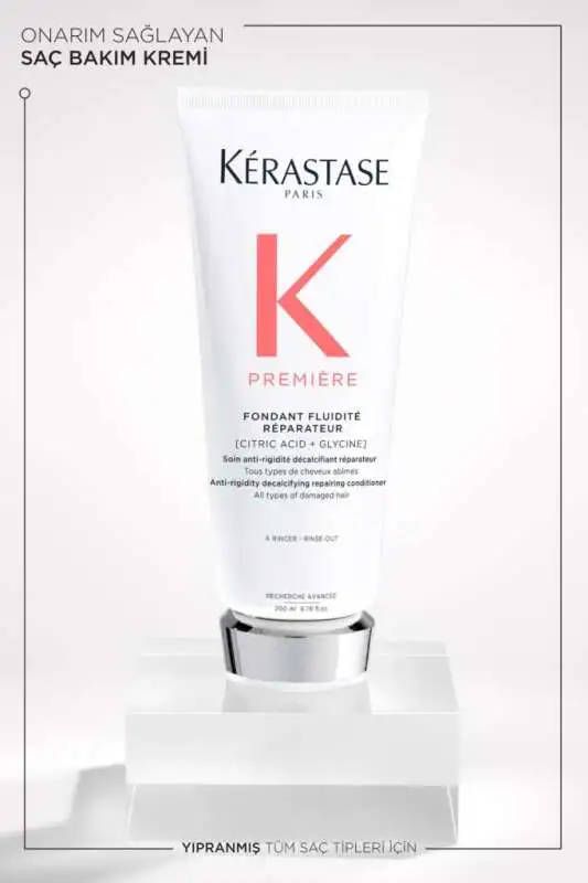 Kerastase Première Fondant Fluidité Réparateur - Kırık ve Yıpranmış Saçlar İçin Onarıcı, Esneklik ve Yumuşaklık Sağlayan Saç Bakım Kremi 200ml - 3