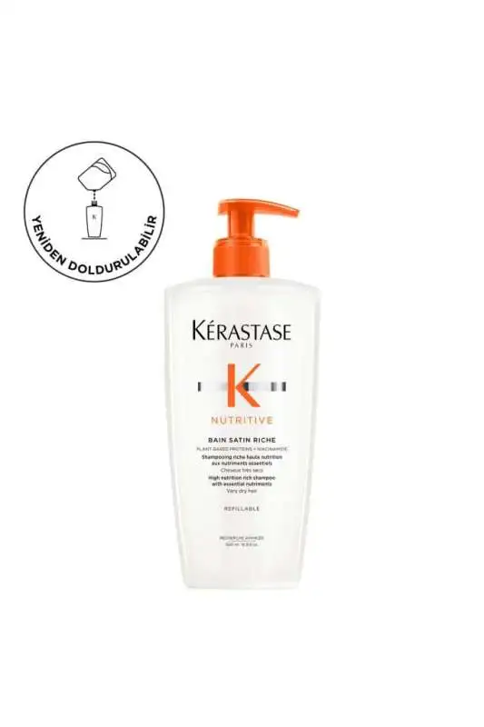 Kerastase Nutritive Bain Satin Riche Yoğun Nemlendirici ve Onarıcı Şampuan 500 ml - 8